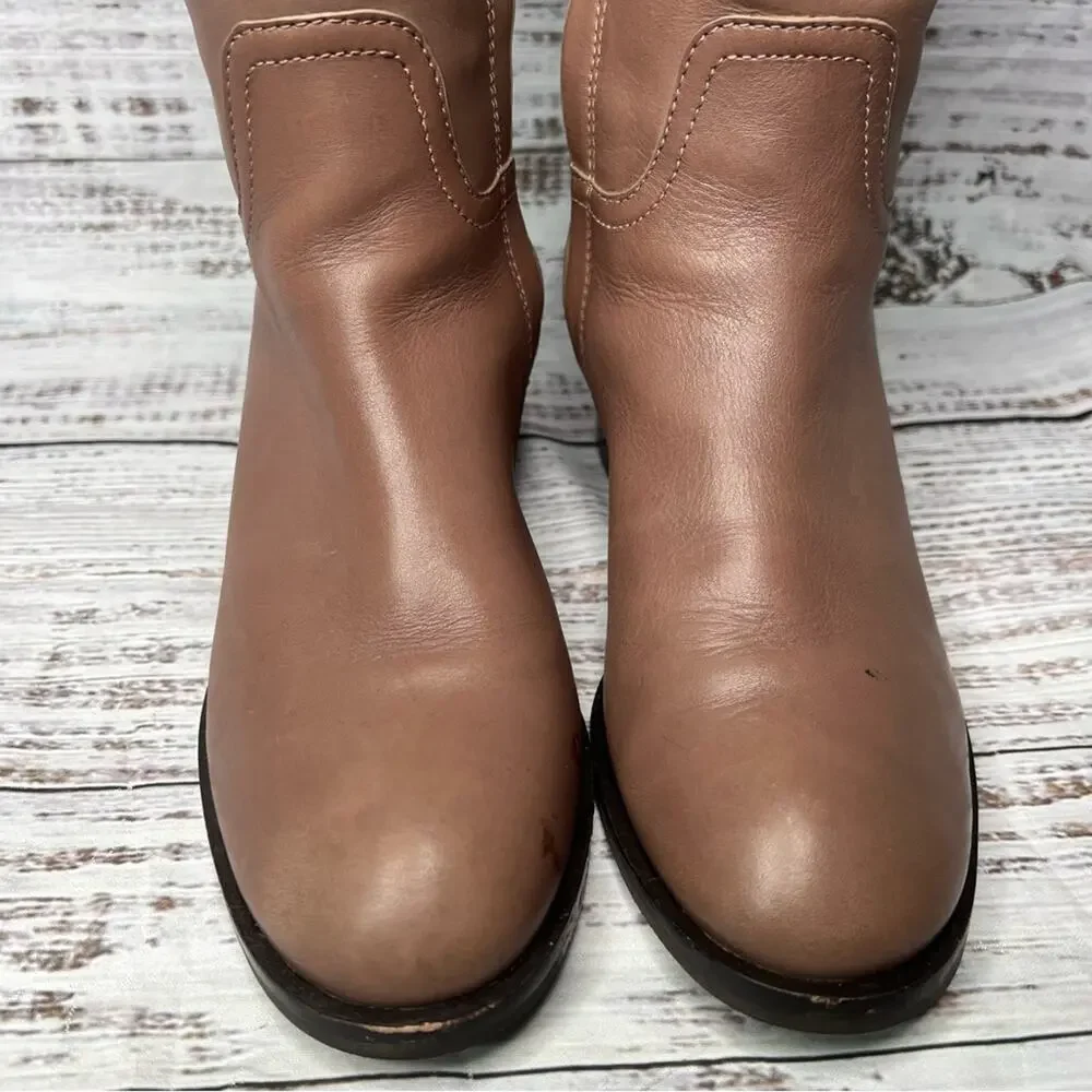 Tory‎ Burch Size 8 Riding Boot Leather Fulton 55mm Boot 31148386